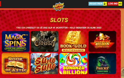 Kapow Casino anmeldelse – bonusser, sikkerhed og de bedste online slots