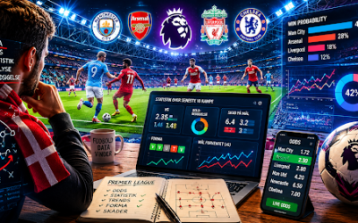 Odds og statistik: Sådan bruger danske fodboldentusiaster data til at forudsige Premier League-resultater